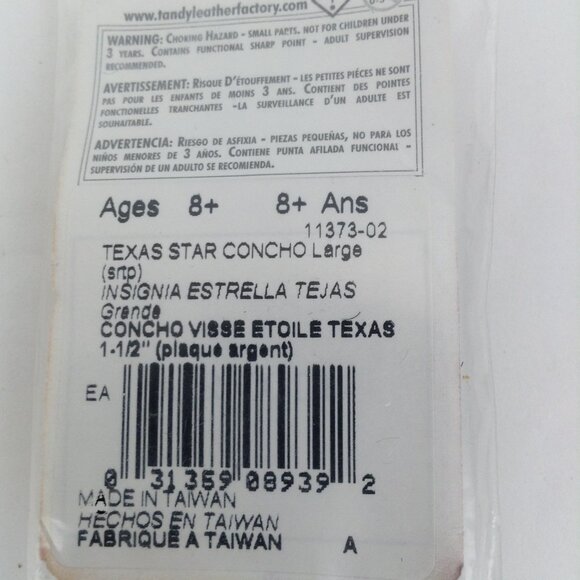 Lot of 13 Tandy Leather Factory Concho Angel Fire Tribal Texas Star Mesa Yucca - Picture 10 of 16